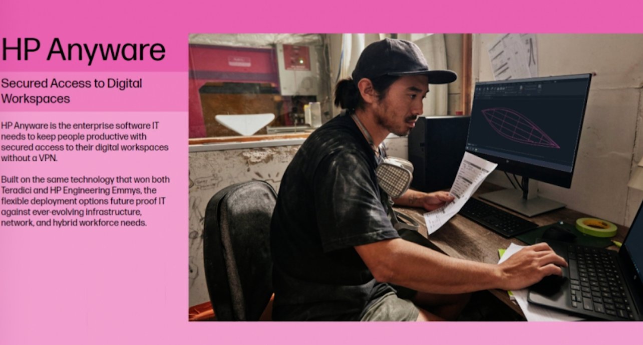 HP Anyware campaign content